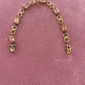 Vintage Sterling Silver Double Braided Herringbone Bracelet